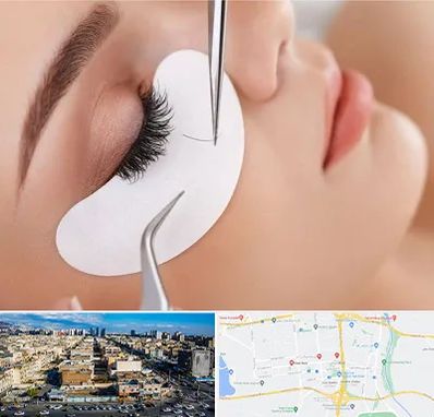 آموزش اکستنشن مژه در شهرک راه آهن