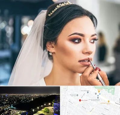 آموزش میکاپ عروس در هفت تیر مشهد