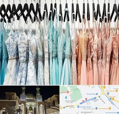 فروشگاه لباس مجلسی دخترانه در زرگری شیراز