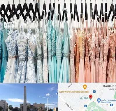 فروشگاه لباس مجلسی دخترانه در فلکه گاز شیراز