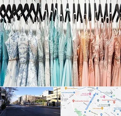 فروشگاه لباس مجلسی دخترانه در خیابان ملاصدرا شیراز