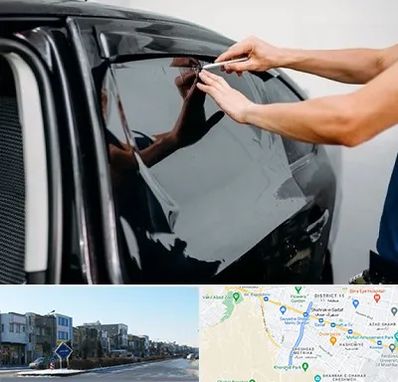 شیشه دودی خودرو در شریعتی مشهد