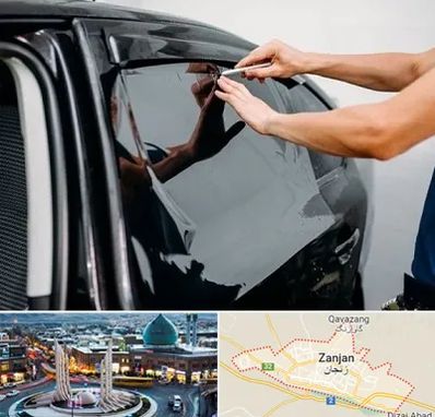 شیشه دودی خودرو در زنجان
