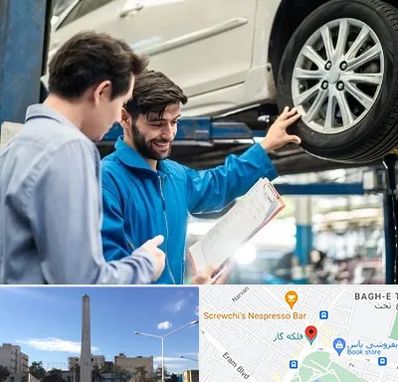امداد خودرو در فلکه گاز شیراز
