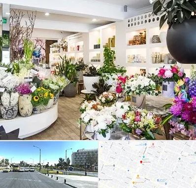 گل فروشی در بلوار کلاهدوز مشهد