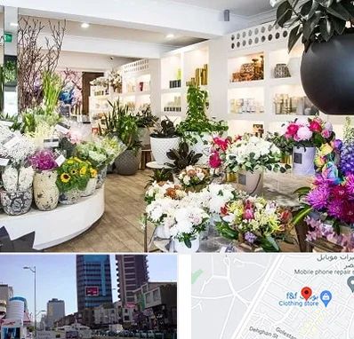 گل فروشی در چهارراه طالقانی کرج