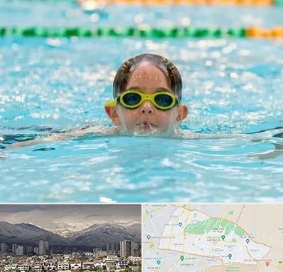 مربی شنا در منطقه 4 تهران