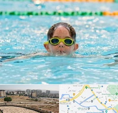 مربی شنا در کوی وحدت شیراز