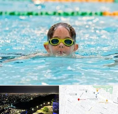 مربی شنا در هفت تیر مشهد