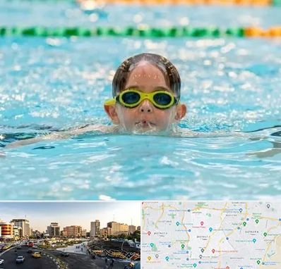 مربی شنا در منطقه 7 تهران