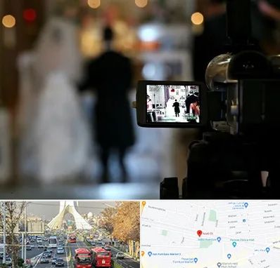 فیلمبردار عروسی در خیابان آزادی