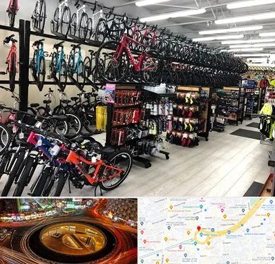 فروشگاه دوچرخه در میدان ولیعصر