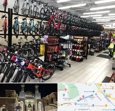 فروشگاه دوچرخه در زرگری شیراز