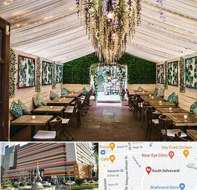 باغ رستوران برای تولد در سهروردی 