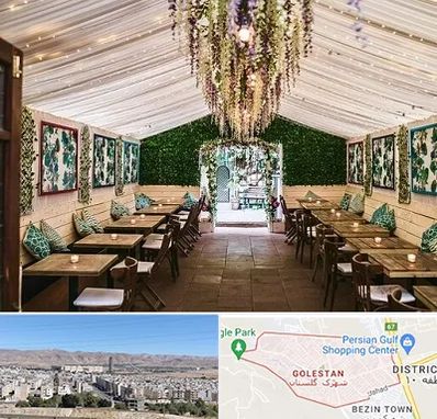باغ رستوران برای تولد در شهرک گلستان شیراز