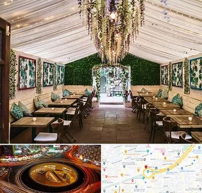باغ رستوران برای تولد در میدان ولیعصر