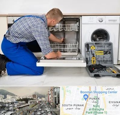 نصاب ماشین ظرفشویی در پونک 