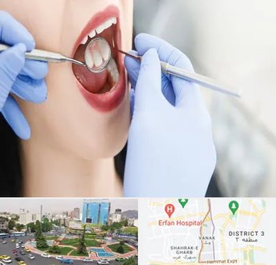 جراح دندان عقل در ونک 