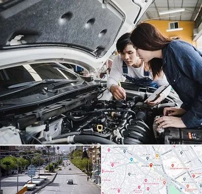 آموزشگاه تعمیرات خودروهای خارجی در خیابان زند شیراز