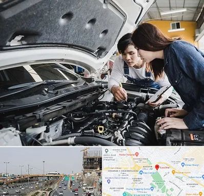 آموزشگاه تعمیرات خودروهای خارجی در بلوار توس مشهد