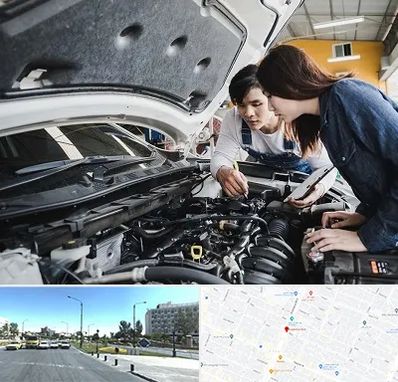 آموزشگاه تعمیرات خودروهای خارجی در بلوار کلاهدوز مشهد