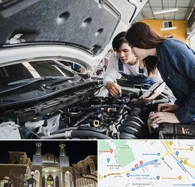 آموزشگاه تعمیرات خودروهای خارجی در زرگری شیراز