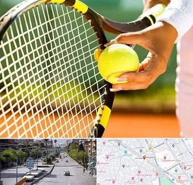 آموزشگاه تنیس در خیابان زند شیراز