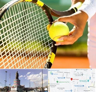 آموزشگاه تنیس در کارگر جنوبی