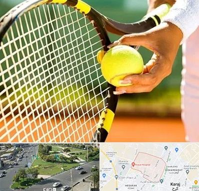 آموزشگاه تنیس در شاهین ویلا کرج