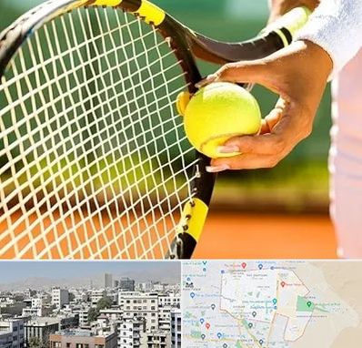 آموزشگاه تنیس در منطقه 14 تهران