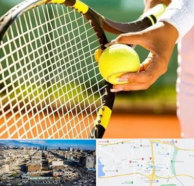 آموزشگاه تنیس در شهرک راه آهن
