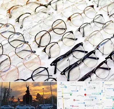 فروشگاه فریم عینک در میدان حر