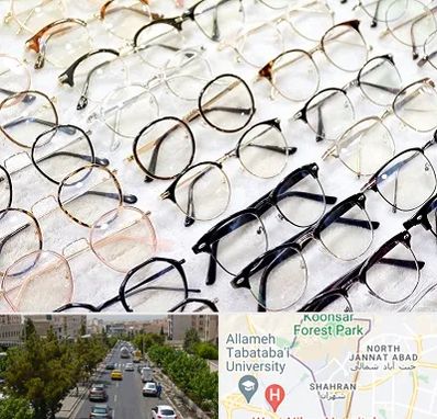 فروشگاه فریم عینک در شهران 