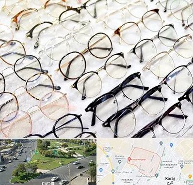 فروشگاه فریم عینک در شاهین ویلا کرج