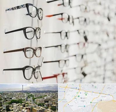 فروشگاه عینک مطالعه در منطقه 8 تهران