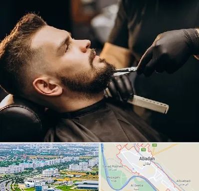 آرایشگاه مردانه در آبادان