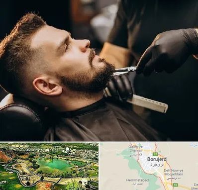 آرایشگاه مردانه در بروجرد