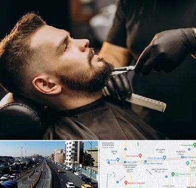 آرایشگاه مردانه در پیروزی 