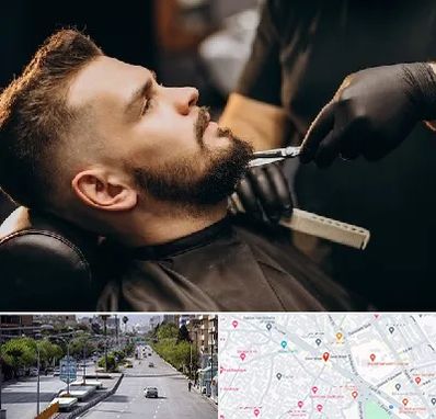آرایشگاه مردانه در خیابان زند شیراز