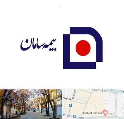 بیمه سامان در تربیت تبریز