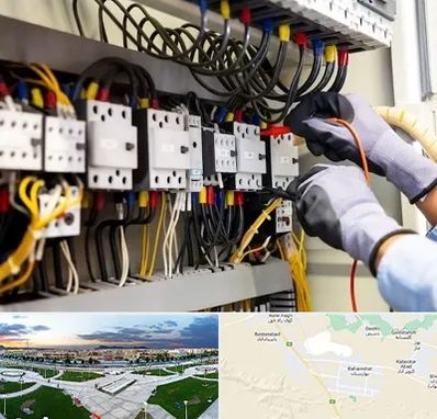 رفع اتصالی برق در بهارستان اصفهان