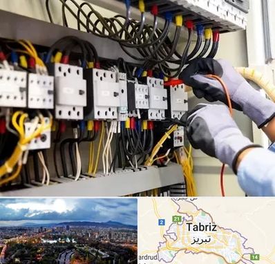 رفع اتصالی برق در تبریز