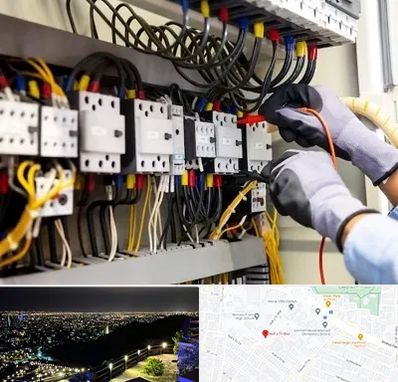رفع اتصالی برق در هفت تیر مشهد