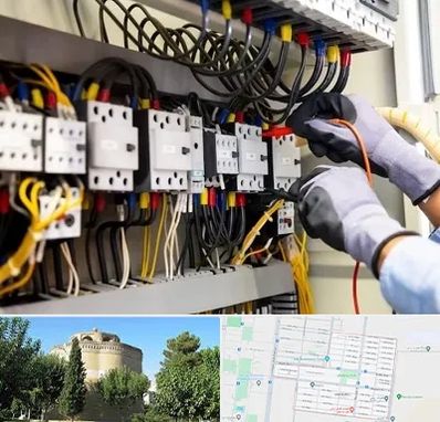 رفع اتصالی برق در مرداویج اصفهان