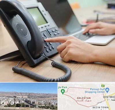 نصاب تلفن سانترال در شهرک گلستان شیراز