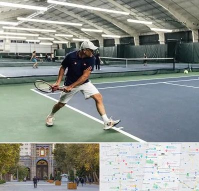 باشگاه تنیس در منطقه 12 تهران