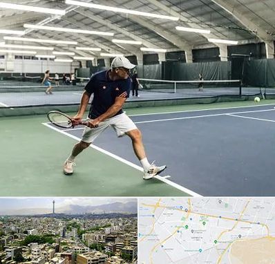 باشگاه تنیس در منطقه 8 تهران