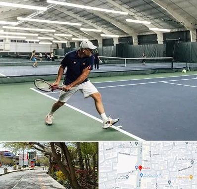 باشگاه تنیس در خیابان توحید اصفهان