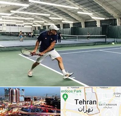 باشگاه تنیس در صادقیه تهران