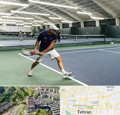 باشگاه تنیس در شمال تهران
